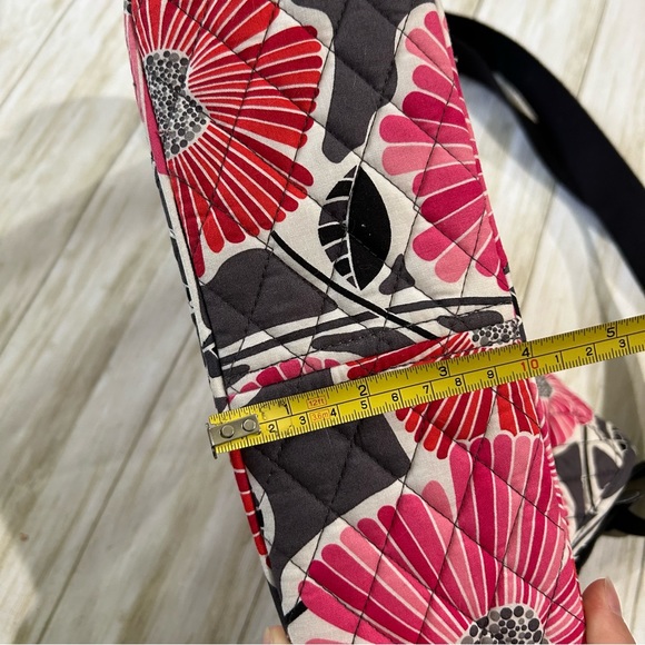Vera Bradley Cheery Blossoms Large Quilted Laptop Messenger Bag & Wallet NWT - Picture 13 of 16